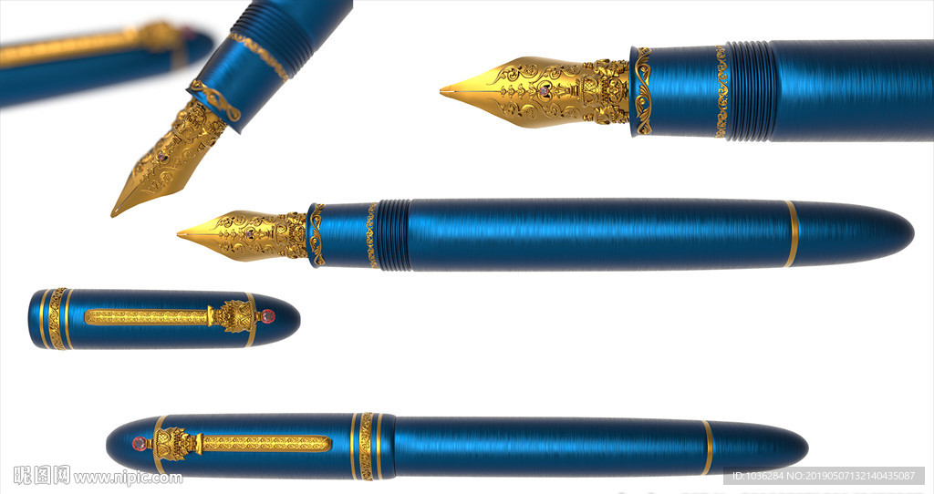 豪华钢笔素材