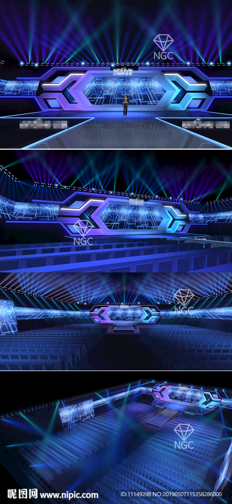 科技 舞台 发布会 舞美