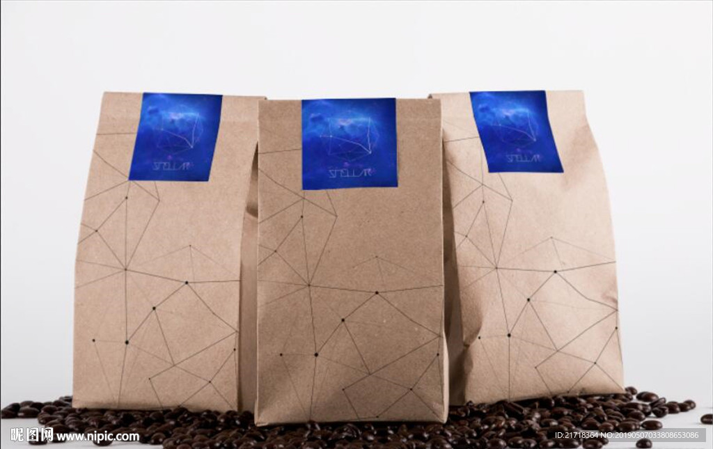 咖啡纸袋样机