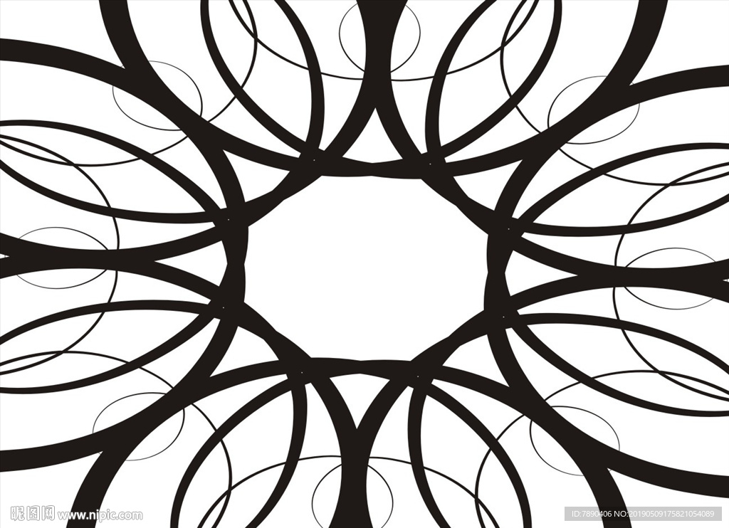 硅藻泥几何花纹欧式花纹圆式底纹