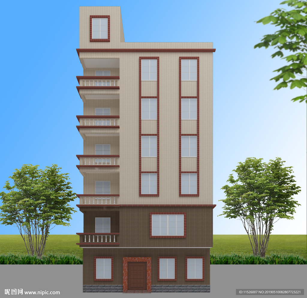 自建房外立面效果图