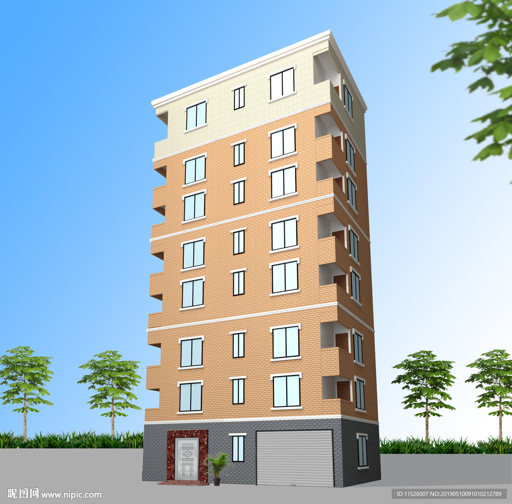 自建房外立面效果图