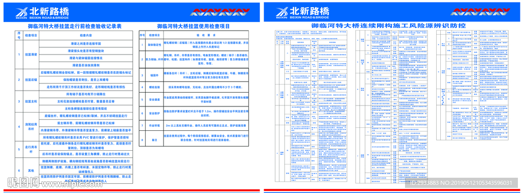 挂篮使用检查记录