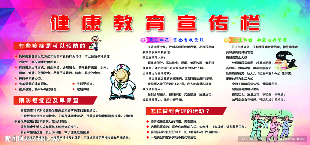 健康教育宣传栏