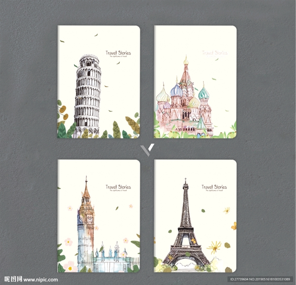 本子封面 建筑故事