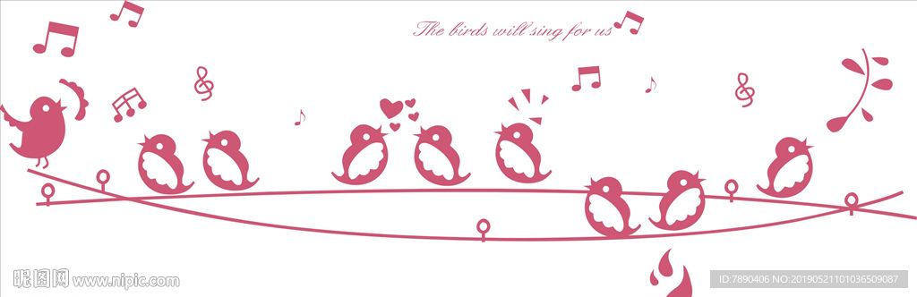 硅藻泥鸟儿会为我们歌唱音符