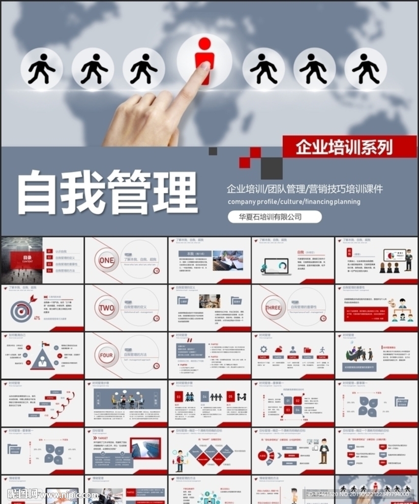 企业管理员工团队自我管理PPT