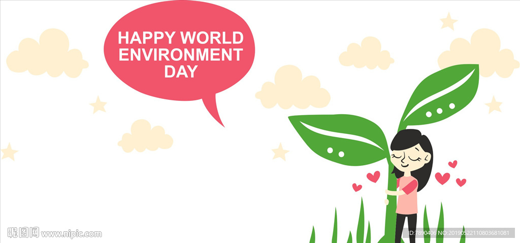 硅藻泥快乐世界环境湾云朵小女孩