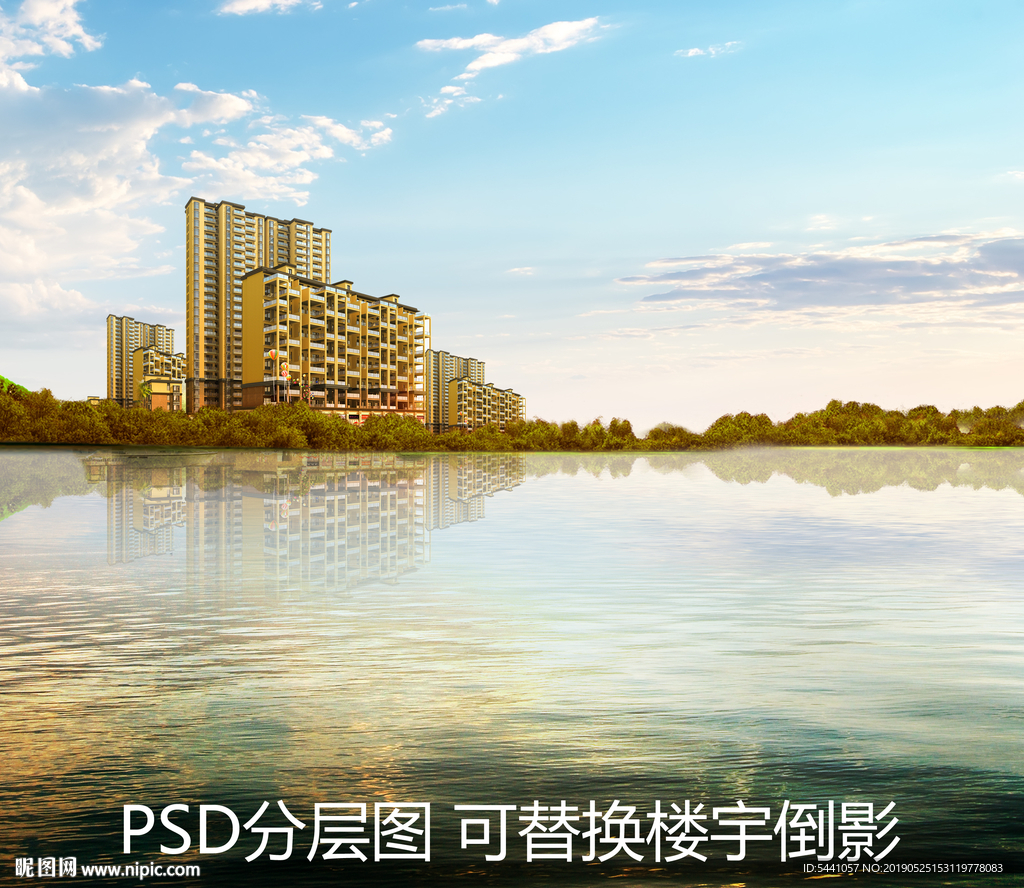 水岸别墅合成图