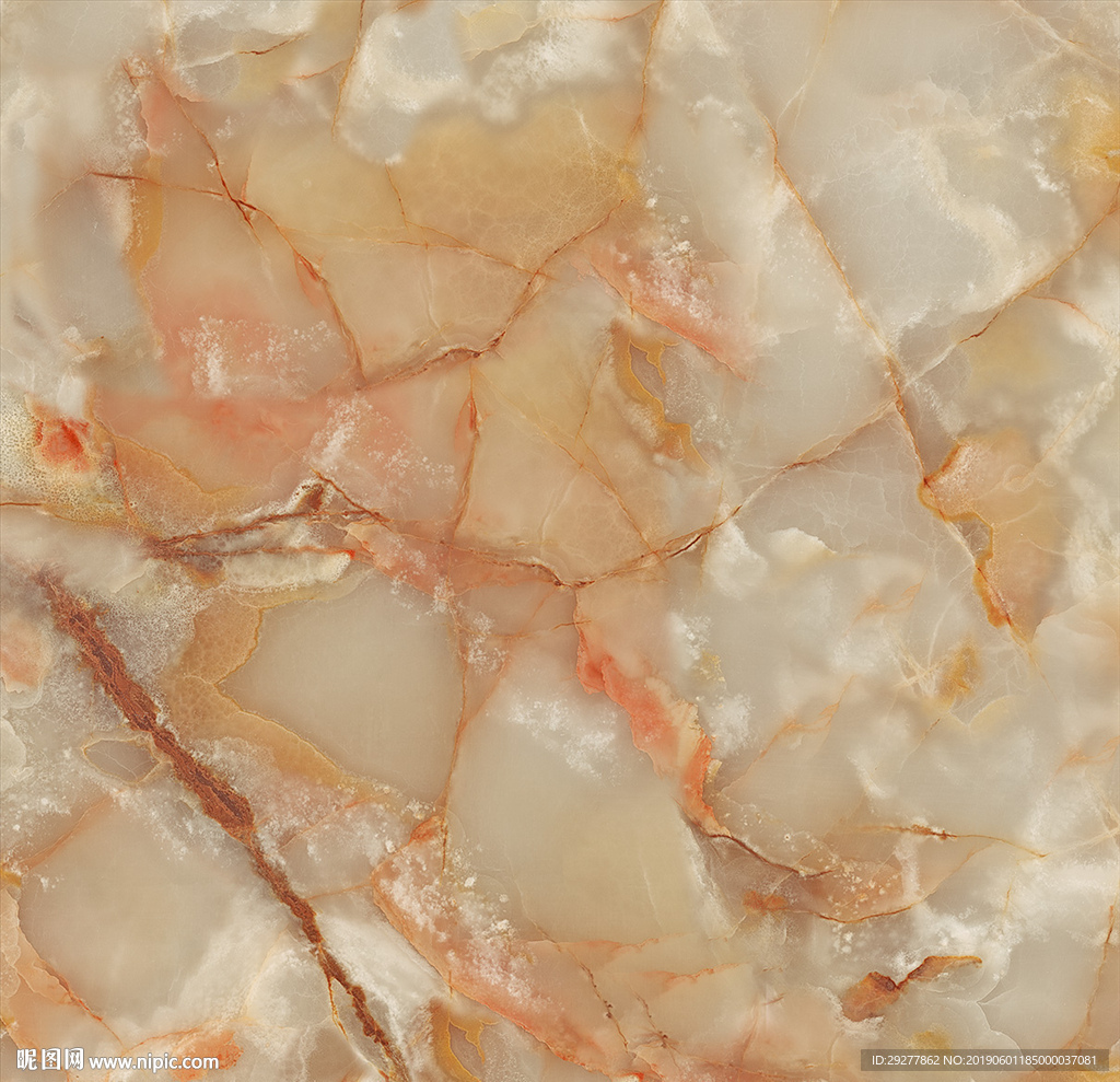 黄玉大理石通道分色