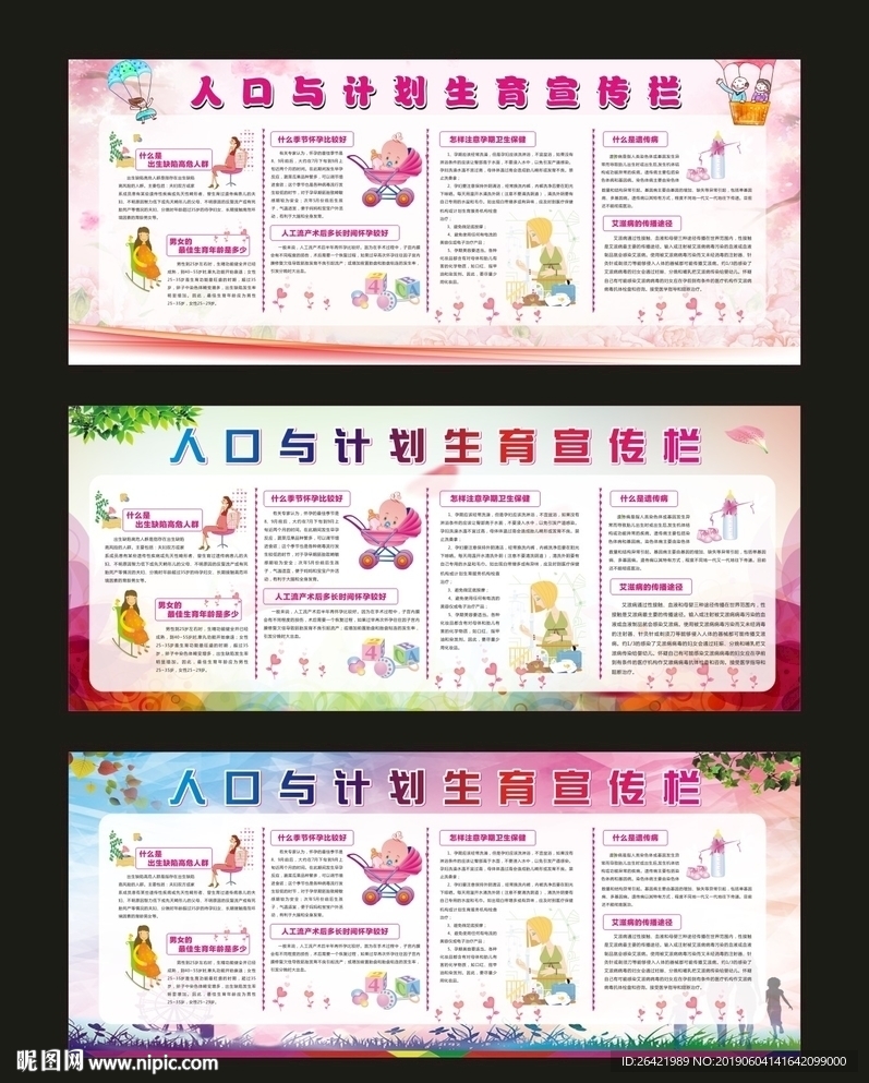 人口与计划生育宣传栏