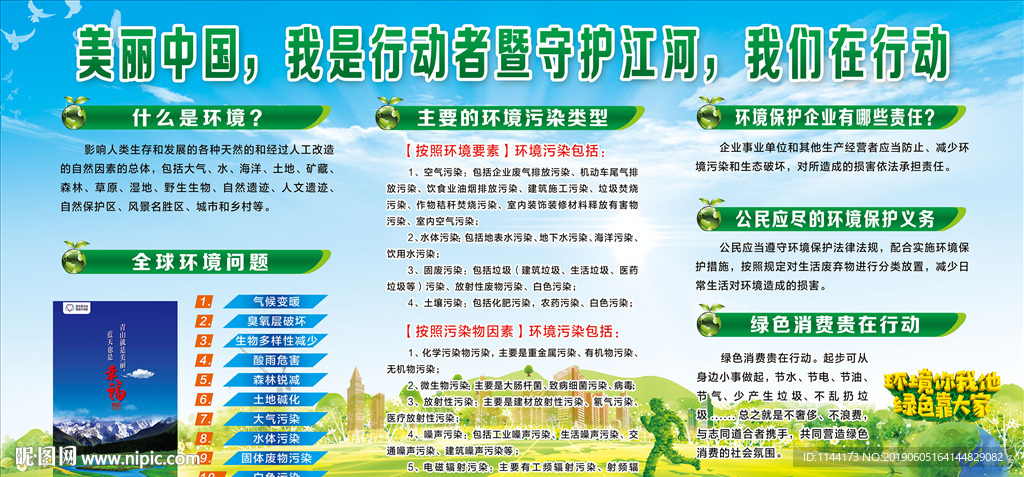 保护碧水蓝天 共建绿色家园