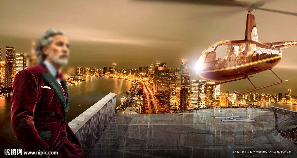 地产写字楼户外画面