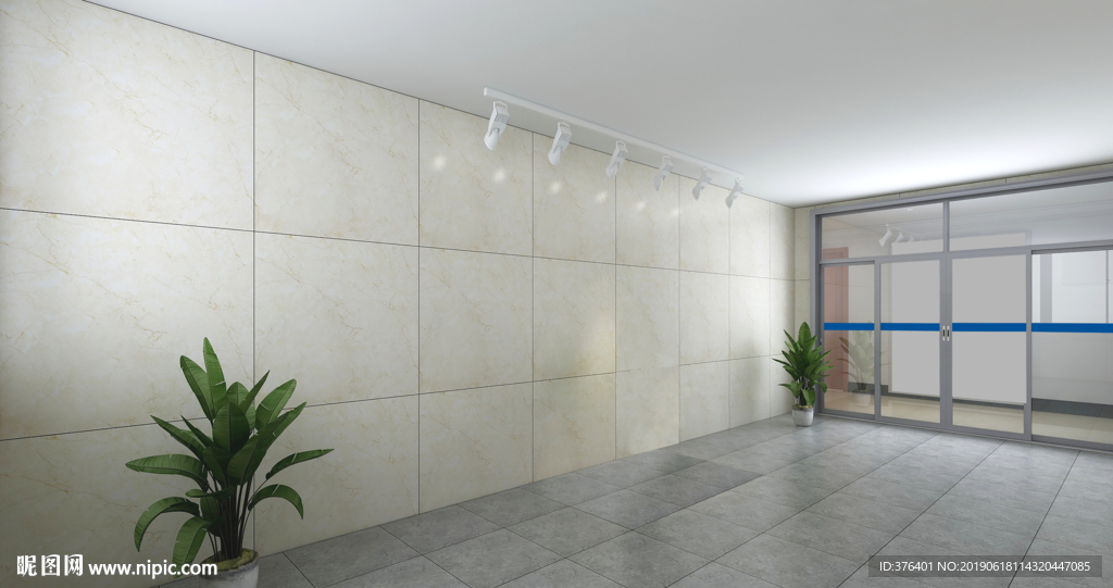 单位企业入口形象墙效果图