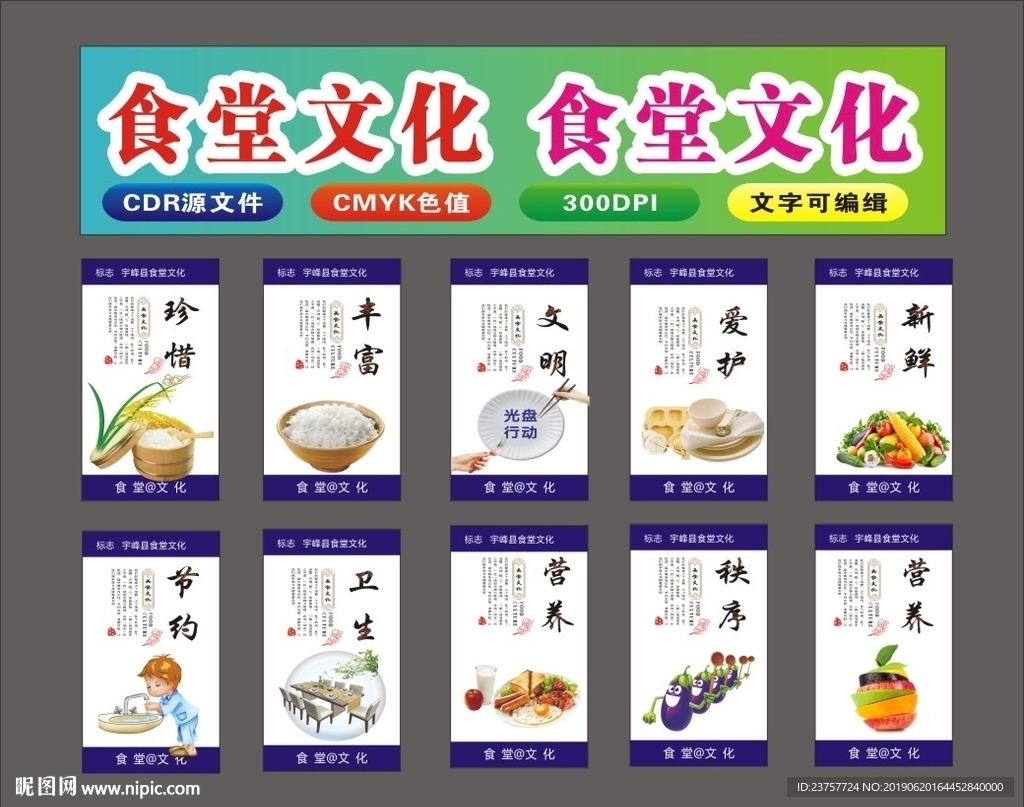 食堂文化珍惜创新