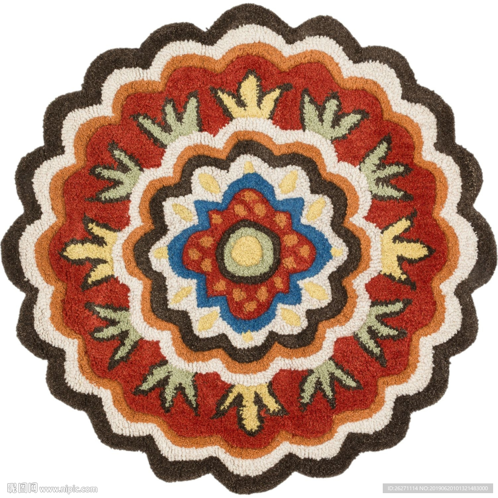欧式 花朵 地毯 高清 图图片