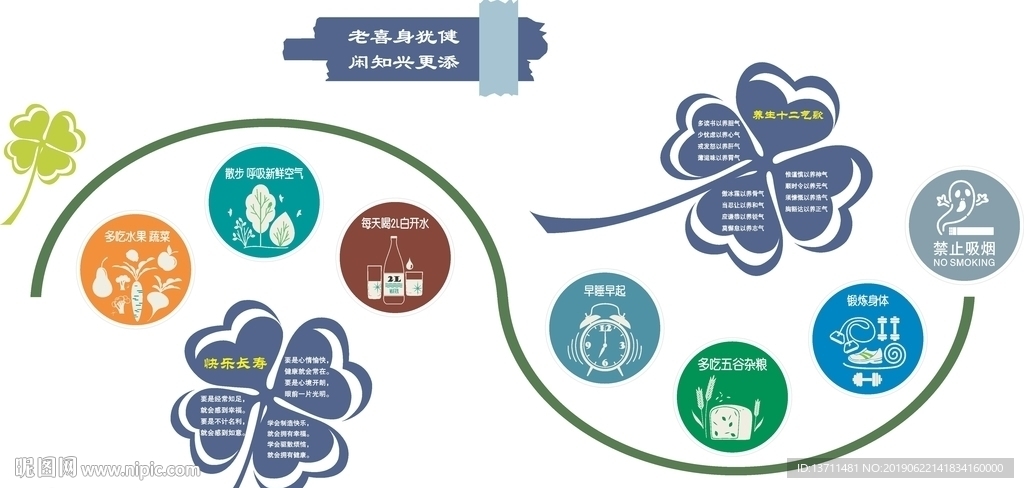 养老服务站文化墙