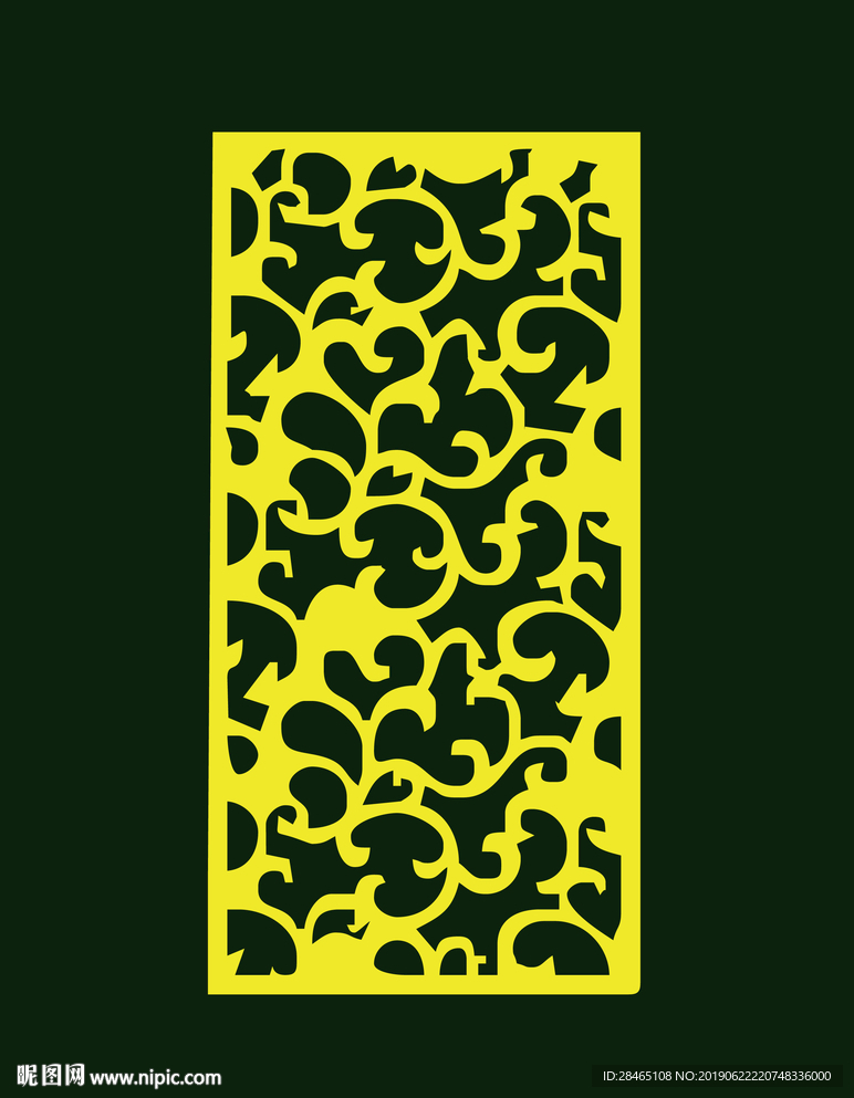 镂空雕花雕刻隔断