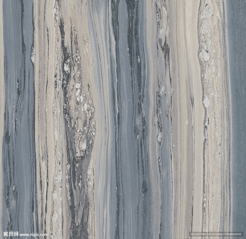 蓝金沙通道分色石材