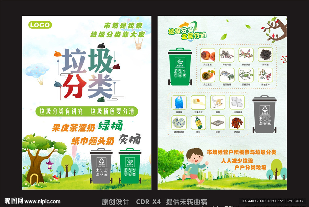 垃圾分类单页  厨余其他垃圾