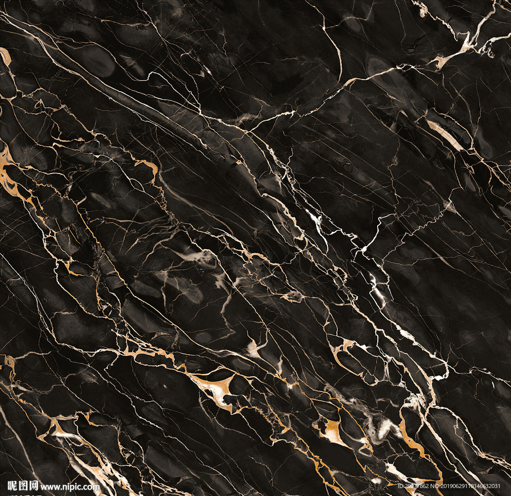 黑金花大理石纹理