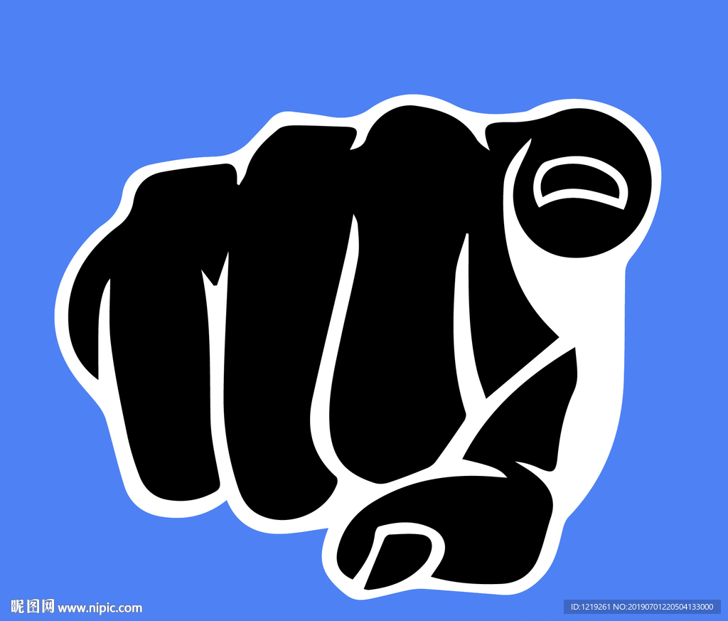 手指方向 手势矢量图