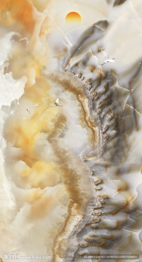 玄关 中式 TIF合层 大理石