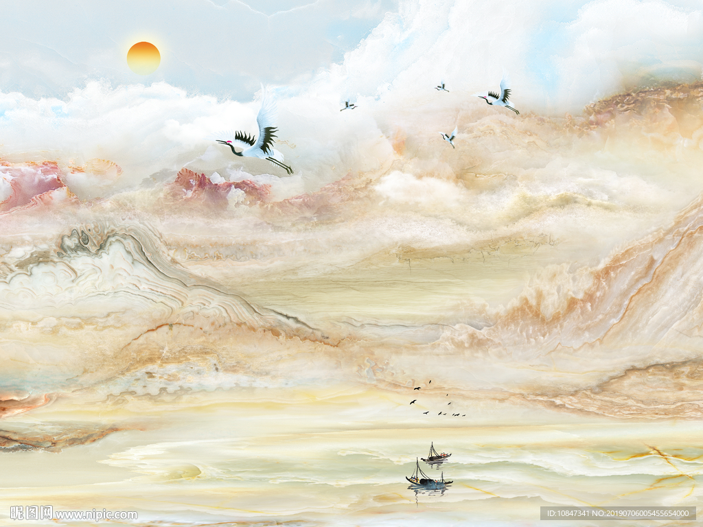 高温烧大理石 TIF分层