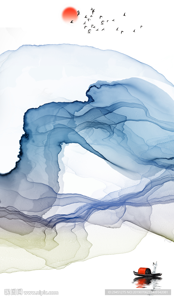 线条装饰画 TIF分层