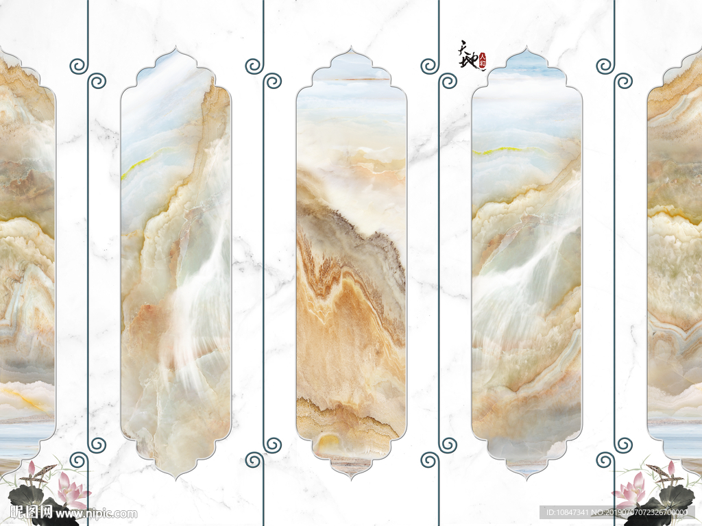 高温烧大理石 TIF分层