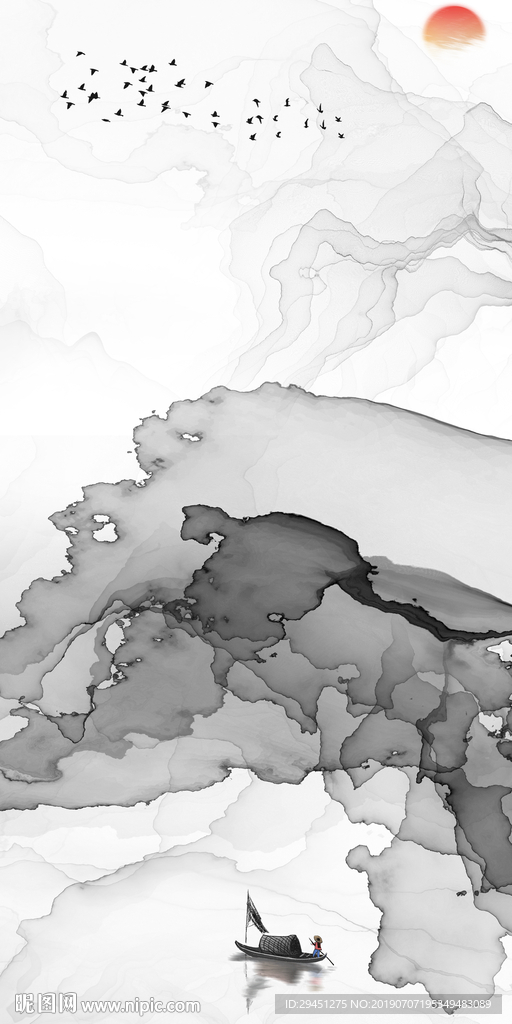 新款奢华装饰壁画 TIF分层