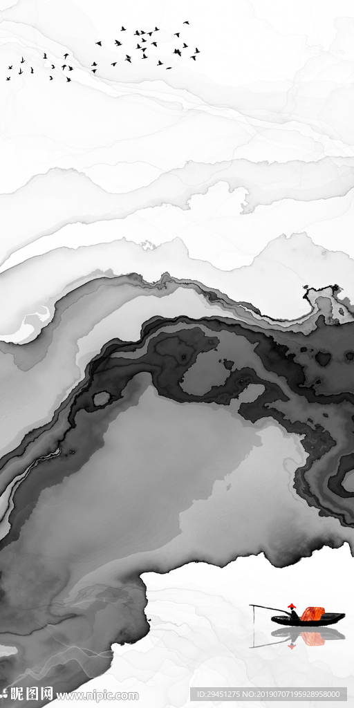 简约奢华装饰壁画 TIF分层