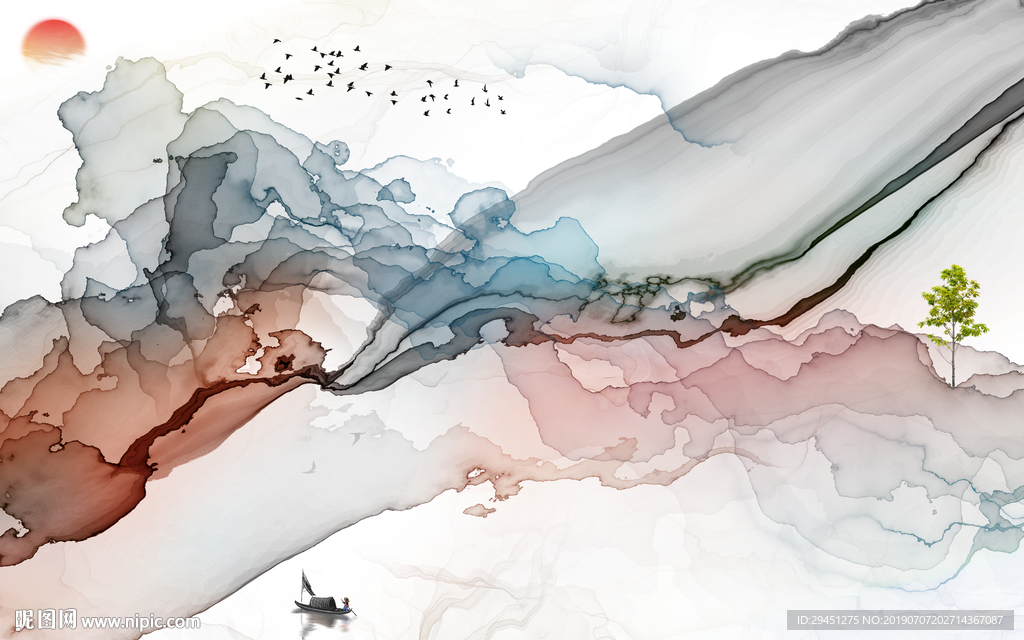 精品奢华创意壁画 TIF分层