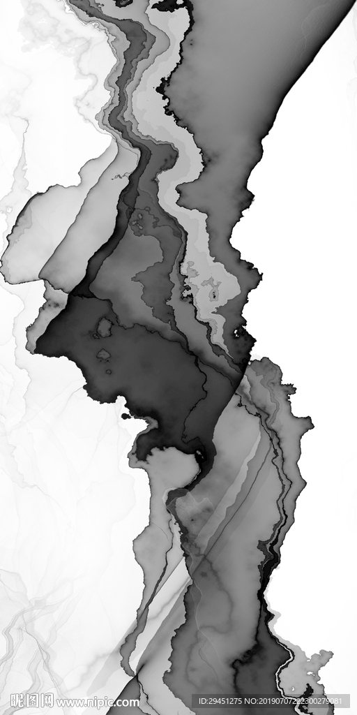 极品线条水墨墙画 TIF合层