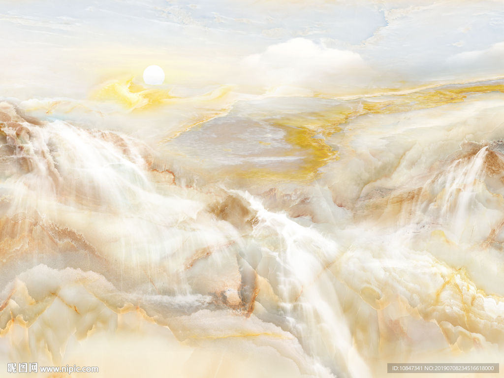 超清大理石背景墙 TIF合层