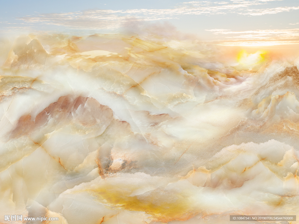 简欧大理石背景墙 TIF合层