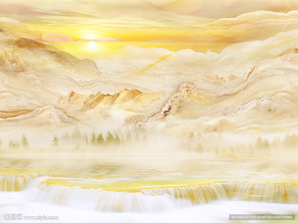 山水石纹TIF合层大理石背景