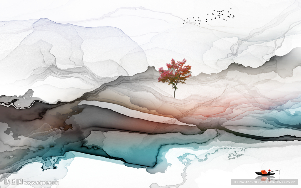 精品 抽象创意画 TIF分层