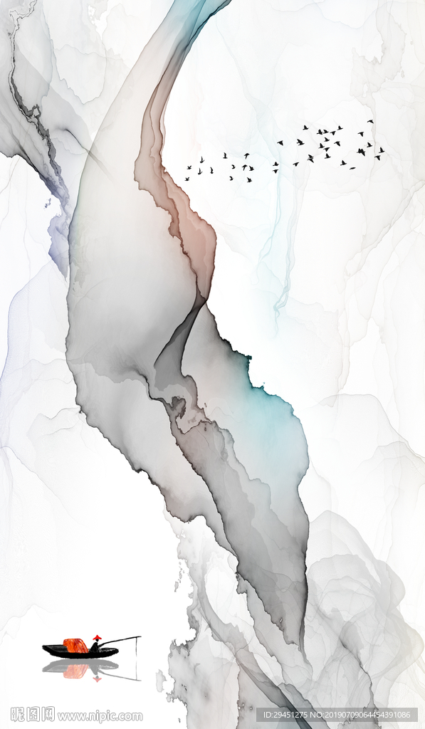 高清奢华线条装饰画TIF分层