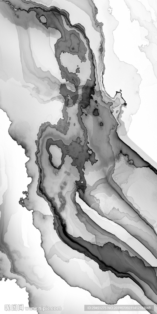 意境 中式抽象墙画 TIF合层