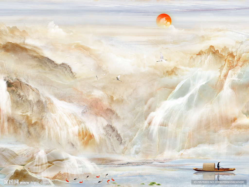 石纹背景 TIF分层