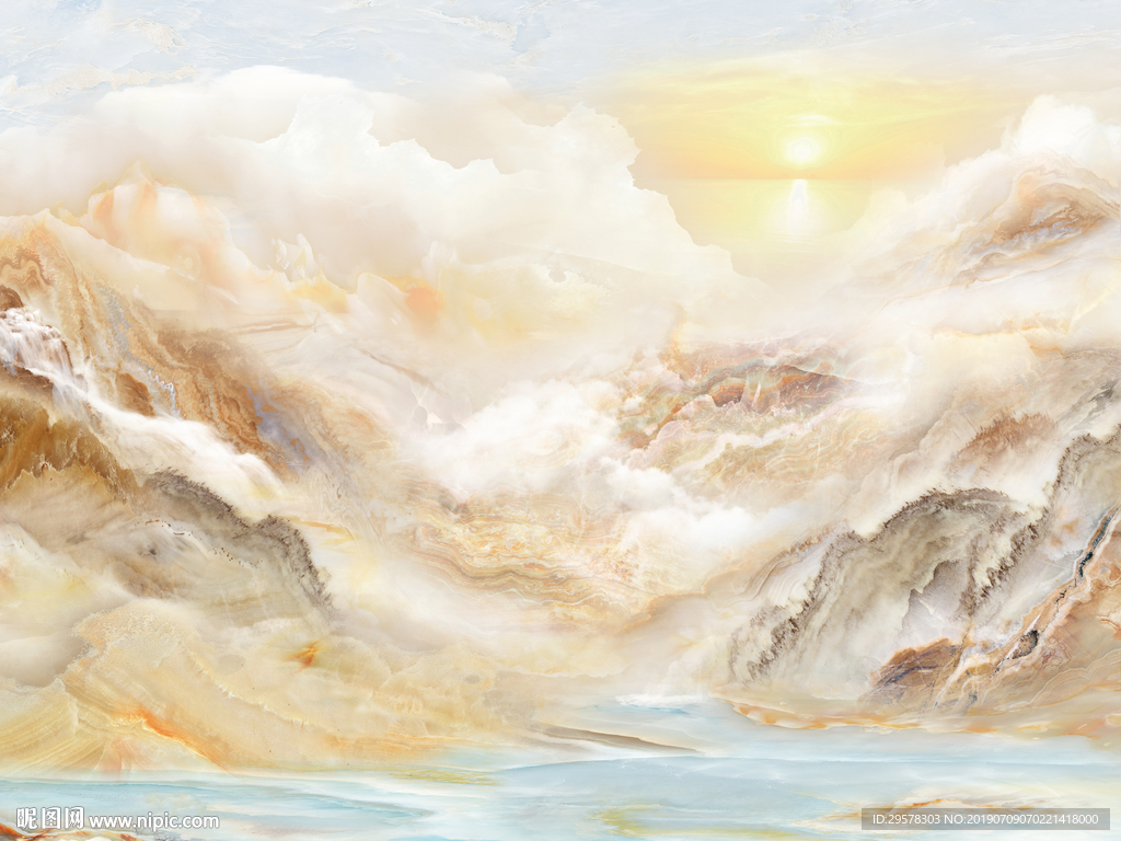 石材 电视背景 石材TIF合层