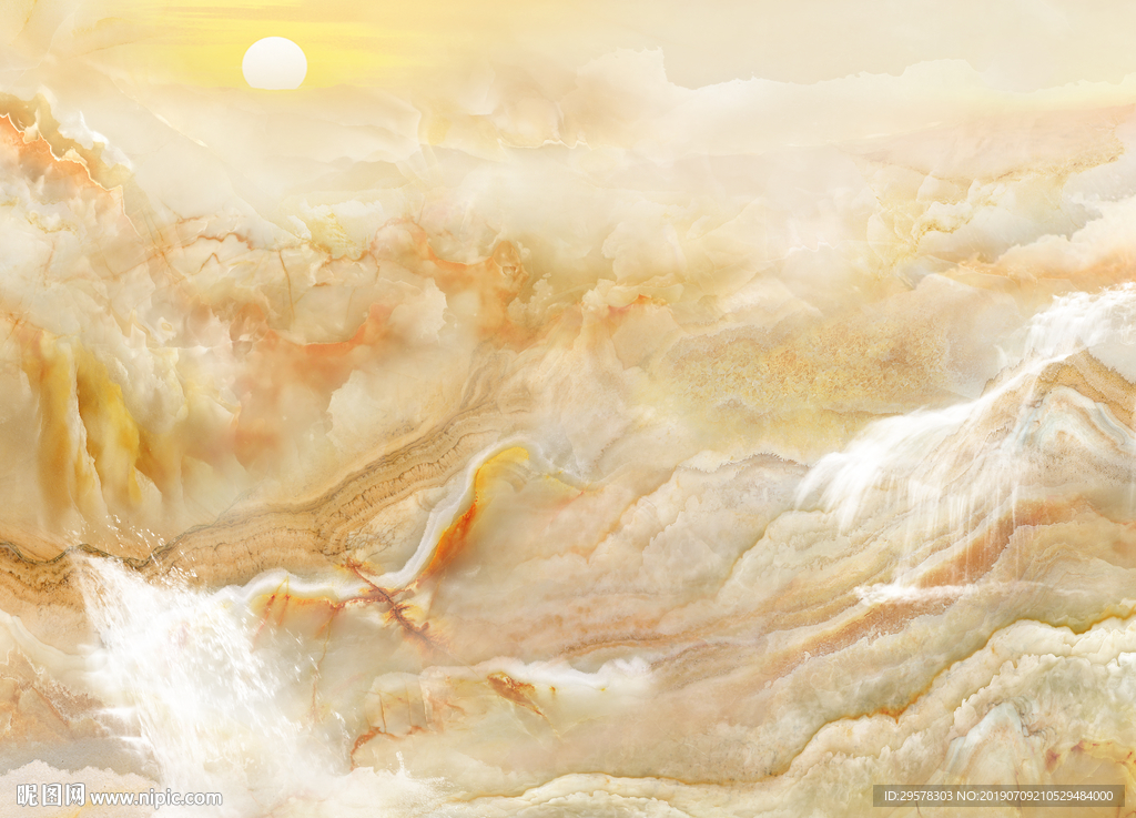 玉石高清背景墙 TIF合层