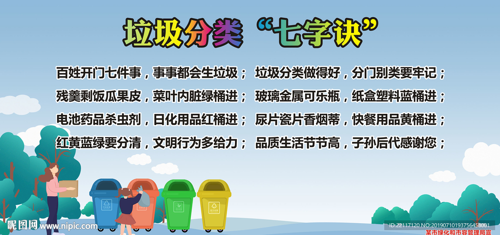 垃圾分类七字诀