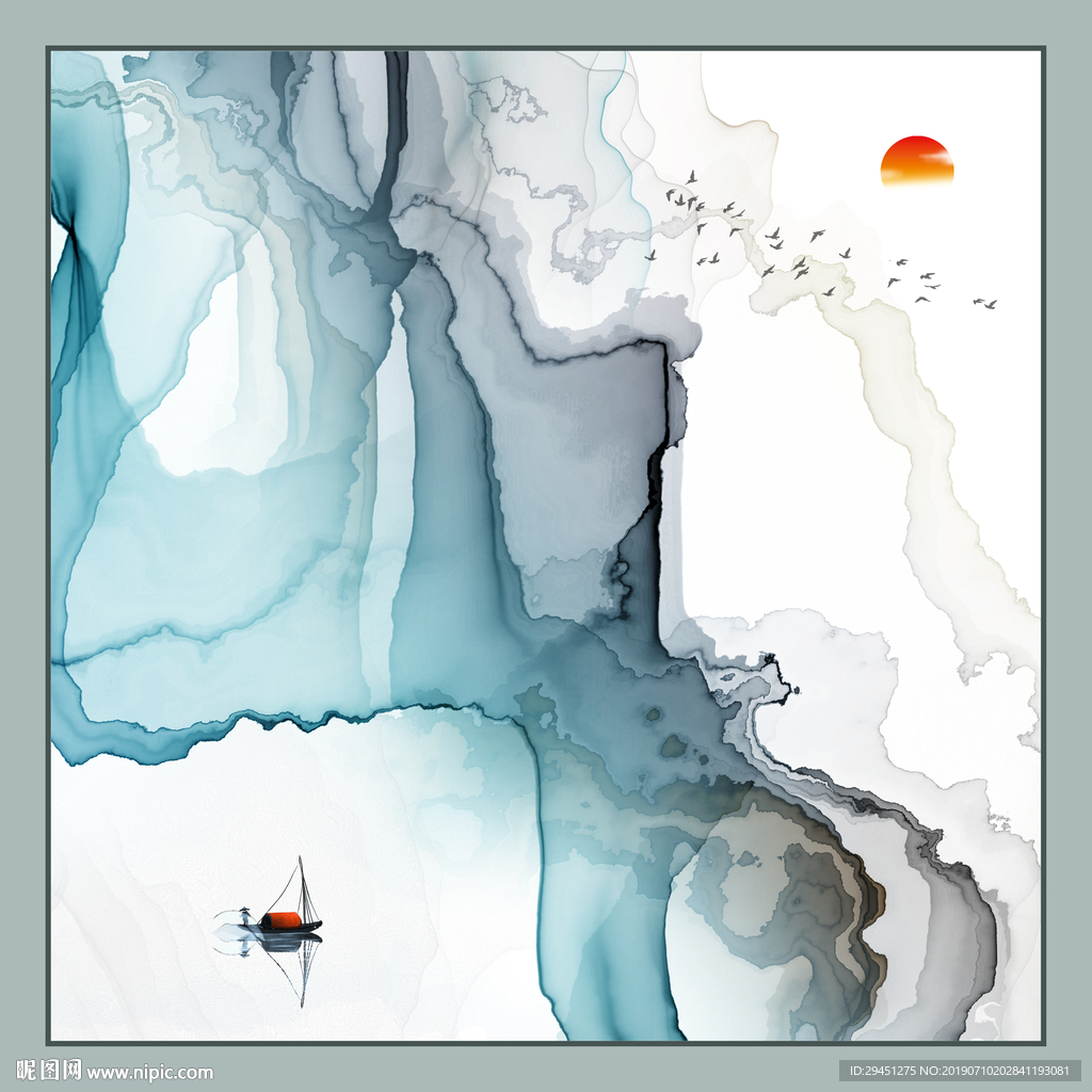 现代创意高清壁画 TIF分层