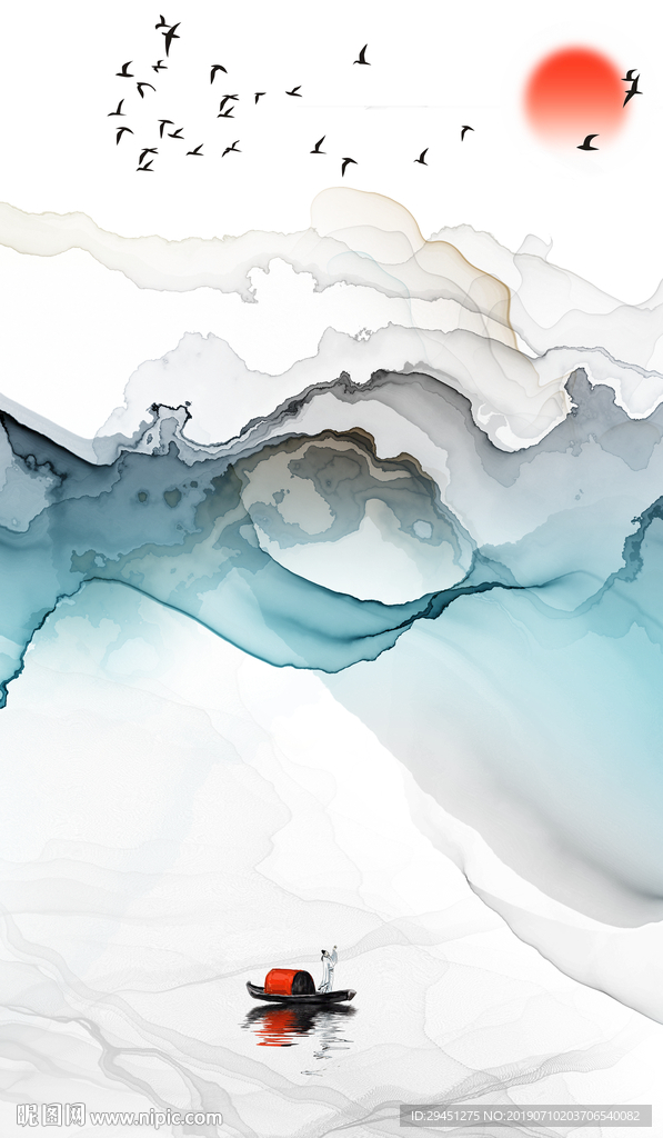 高档创意高清壁画 TIF分层