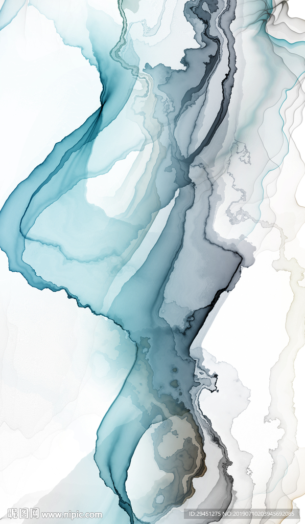 新中式线条水墨墙画 TIF合层