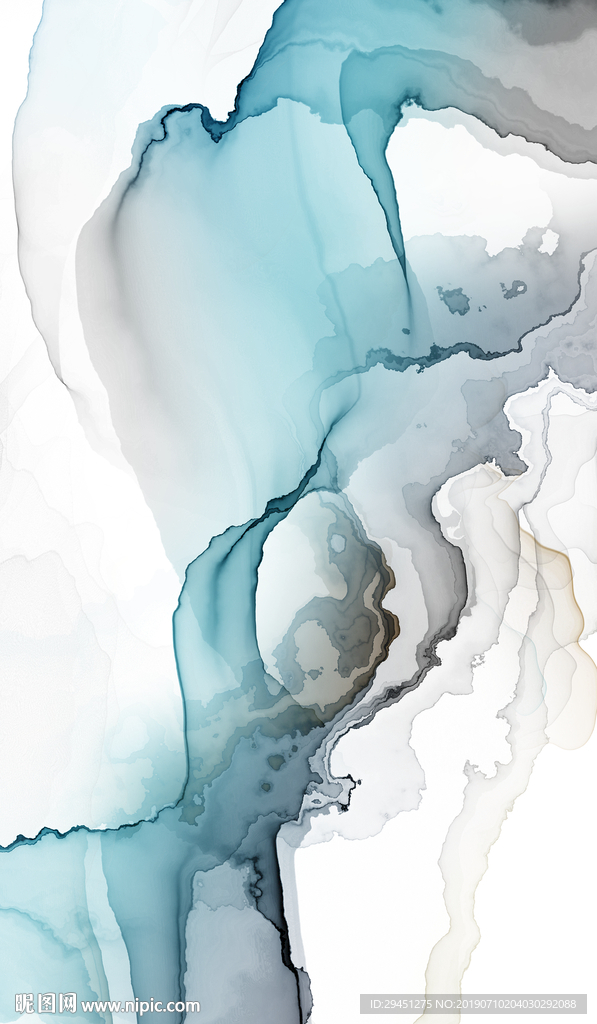 中式线条水墨墙画 TIF合层