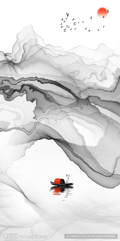 大厅创意高清壁画 TIF分层