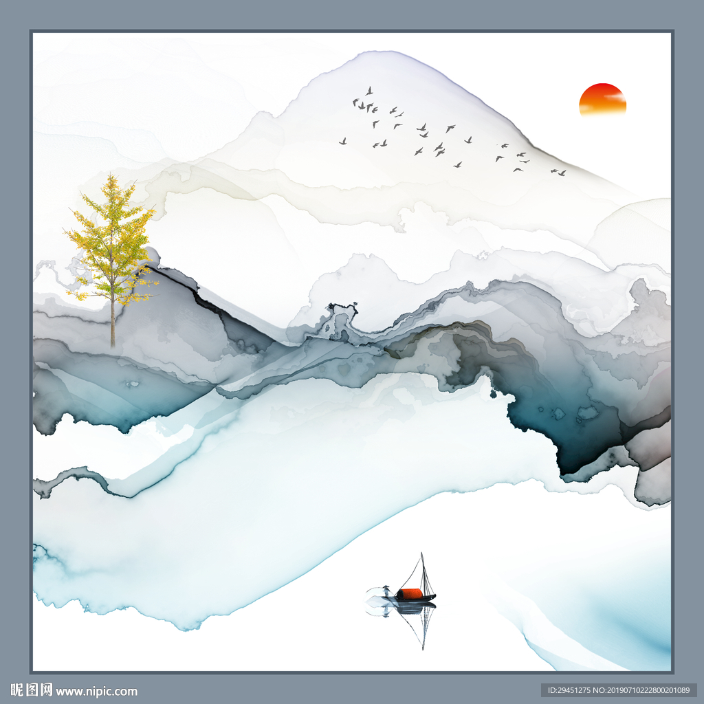 意境线条肌理中国风 TIF分层